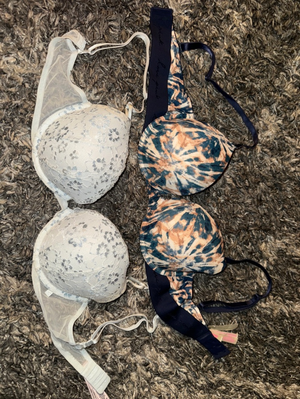 Navy Tie-Dye Push-Up Bra - Victoria’s Secret